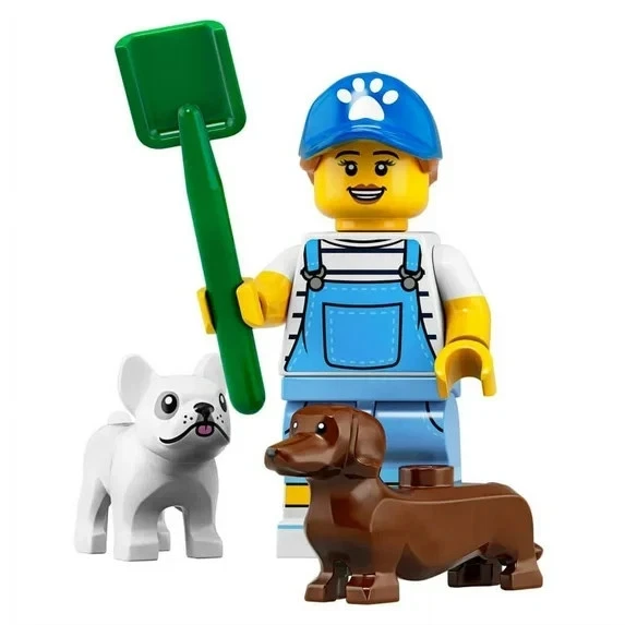 Lego Cuidador de Perros Caminante Minifigura Coleccionable Serie 19 CMF Con 2 Perros Foto 1 de 1