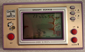 Nintendo Snoopy Tennis Game and Watch SP-30 1982, tested and working