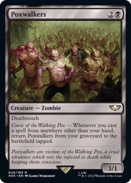 MTG Poxwalkers English [40K] - Image 1 of 1