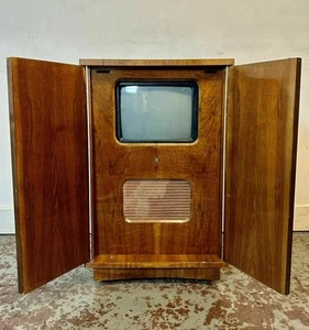Original Pye Television Cabinet With Later Harwood Television Set - Picture 1 of 15