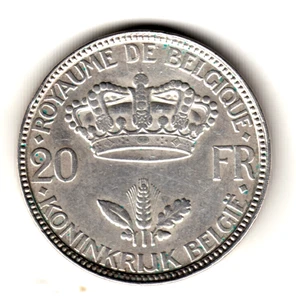 BELGICA 20 francs plata 1935 - LEOPOLD III - Picture 1 of 2