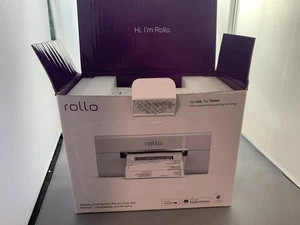 Rollo Wireless Thermal Printer X1040 WiFi In Original Packaging w/box EXCELLENT - Afbeelding 1 van 15
