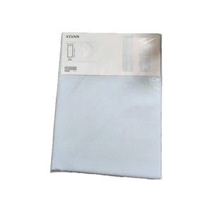 Ikea Vivan Curtains 2 Panels (1 pair) 57" x 98" 100% Cotton  Blue - Picture 1 of 2