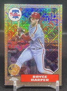 2022 Topps Chrome Update Bryce Harper 35th Anniversary 1987 - Bild 1 von 2
