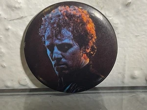 Bruce Springsteen pin Rare vtg closeup face of Bruce concert 1986 T-Shirt Compan - Picture 1 of 5