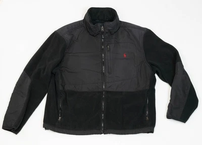 Vintage Polo Ralph Lauren Polartec Fleece Jacket Men's XL Black Denali Style - Image 1 of 4