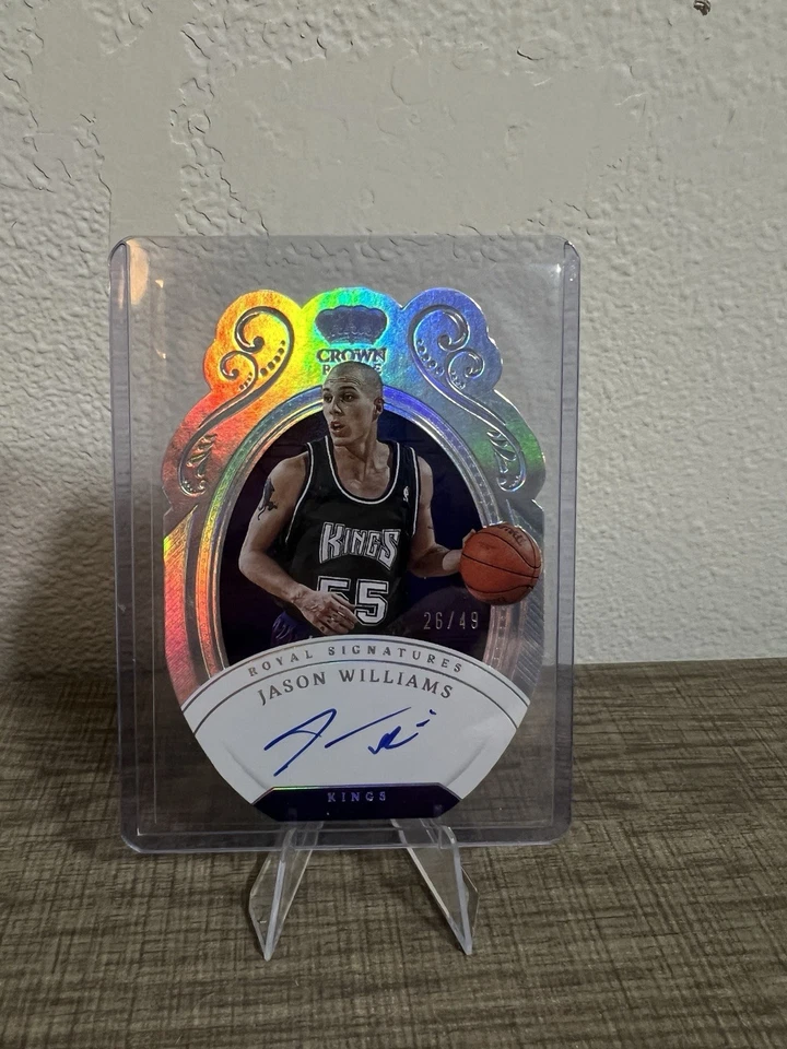 2022-23 Panini Crown Royale Jason Williams Royal Signatures troquelado automático/49 Foto 1 de 2