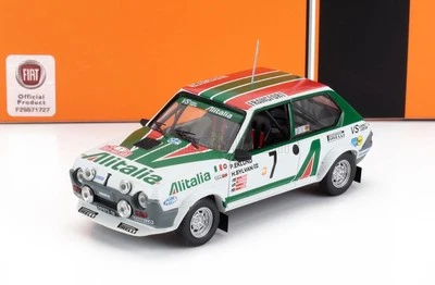 MODELLINO AUTO STATICO IXO FIAT RITMO ABARTH RALLY MONTECARLO 1979 EKLUND 1/43 - Immagine 1 di 4
