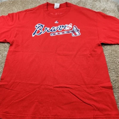 Camiseta Jason Heyward #22 Atlanta Braves Roja Majestic XL DISEÑO EE. UU. Foto 1 de 4