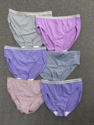 Fruit Of The Loom Juniors Women's Hi-Cut Panty Brief Underwear 6-Pack - Image 1 of 4