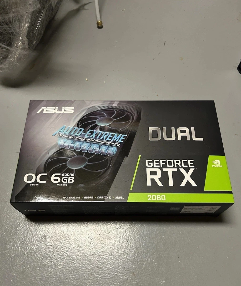 【美品】ASUS GeForce RTX2060 Amazon.com: ASUS GeForce RTX 2060 Overclocked 6G GDDR6 Dual-Fan