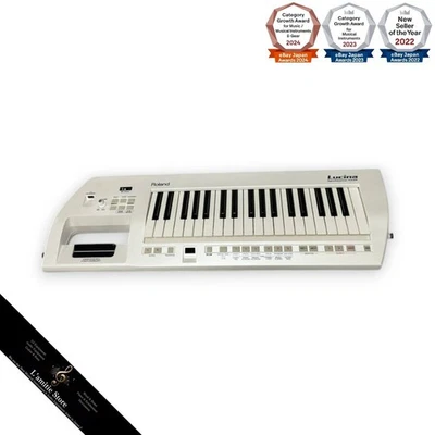 Roland Lucina AX-09 37-Tasten Keytar Schultertastatur Synthesizer AX09 Perlweiß - Bild 1 von 4
