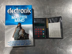 Electronic Master Mind Invicta Games Tested Working Black - Fair - Picture 1 of 4