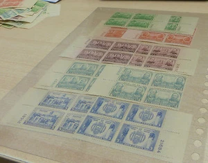 1936 ARMY NAVY Sc #785-94 Plate Blocks of 4 set of 10 blocks Mint NH OG - Picture 1 of 1