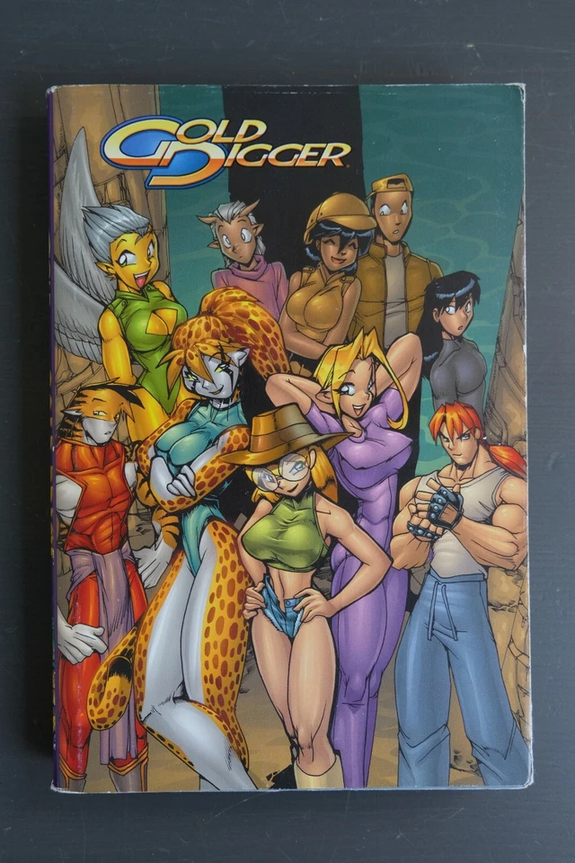 Gold Digger Gold Brick Vol. 1 Fred Perry 2001 raro con error de impresión de página inclinada Foto 1 de 4