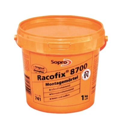 Sopro Schnellmontagemörtel 1Kg Racofix® 8700 Blitzzement im Eimer Schnellzement