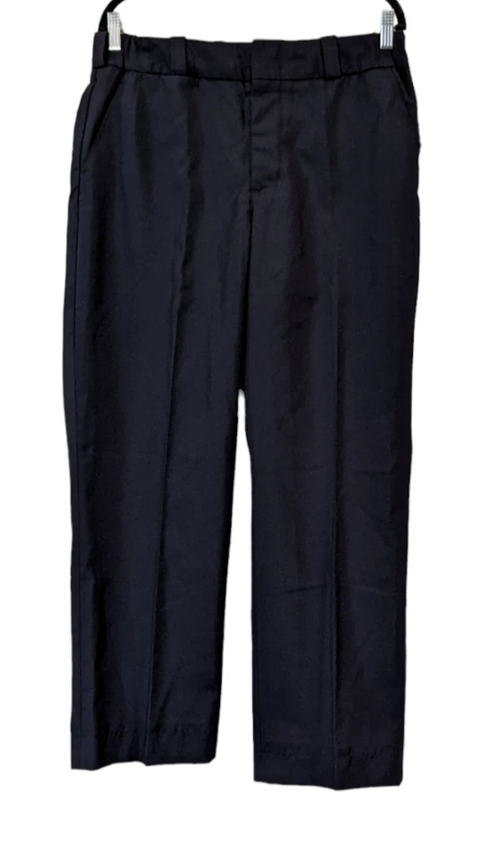 Elbeco Ladies Choice Womens 14 Navy Blue Uniform Pants Solid Wool Blend Comfort - Image 1 of 4