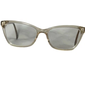 Via Spiga Dulcina Zyloware 600 Eyeglasses Frame Women Clear Cat Eye Full Rim 135 - Picture 1 of 7