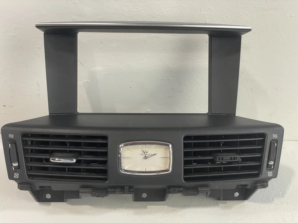 INFINITI M37 M56 M35h Q70 Q70L tablero central ventilación aire panel de ajuste con reloj # 86172 Foto 1 de 4