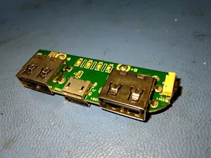 3PC Dual USB + USB C 5V 2A Power Bank DIY Lithium Battery Charger PCB LED STATUS - Picture 1 of 3