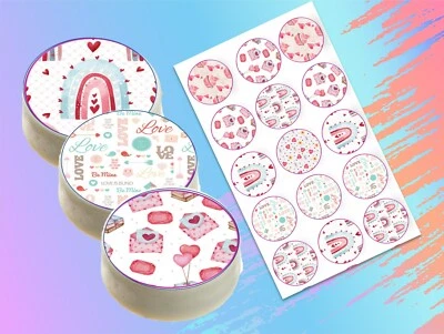 Edible image x Oreo cookies chocolate covered, cupcake topper, printed icing - Image 1 of 4