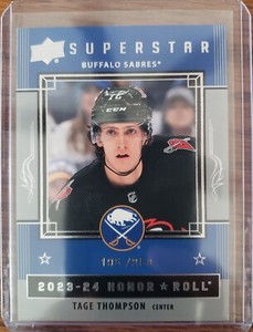 Tage Thompson 2023-24 Upper Deck Series 1 Honor Roll Silver Rainbow #195/250