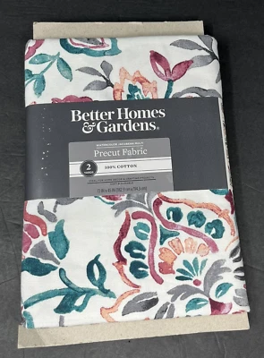 Better Homes & Gardens Watercolor Jacobean Precut Fabric 2 Yards 100% Cotton - Image 1 of 4