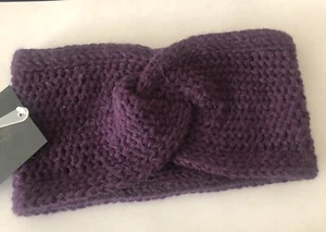 BA-BO Head Wormer /Bandana Plum Made in Italy - Picture 1 of 4