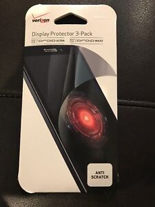 QUANTITY 10 PACKS of Anti-Glare Display Protector 3-Pack Droid Ultra and Maxx