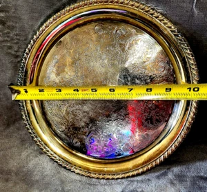 1974 SCC Member Guest Runner Up Prize Plate by W.M. ROGERS 73-20 SILVER PLATE - Picture 1 of 4