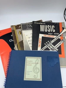 Konvolut 4 alte Notenbücher & neue Musik Handschriften - Bild 1 von 9