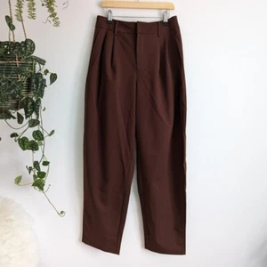Free People Zoey Plissee Tapered Trousers Hose High Rise Gr.4 UK8 - Bild 1 von 8