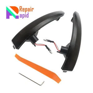 2Pcs Sequential LED Side Mirror Turn Signal Light for 2012-2018 Ford Focus - Picture 1 of 7