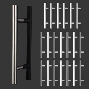 20Pack Brushed Nickel Kitchen Cabinet Pulls Stainless Steel Drawer T Bar Handles - Picture 1 of 23