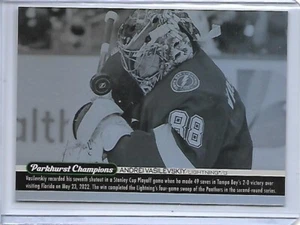 2022-23 PARKHURST CHAMPIONS WIRE IMAGE ANDREI VASILEVSKIY INSERT HOCKEY CARD - Picture 1 of 1