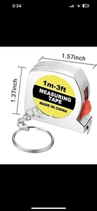 Measuring Tape Key Chain - Picture 1 of 6