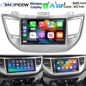 Für HYUNDAI Tucson TL 2016-2018 4+64GB Android 15 CarPlay Autoradio GPS NAVI RDS - Bild 1 von 16