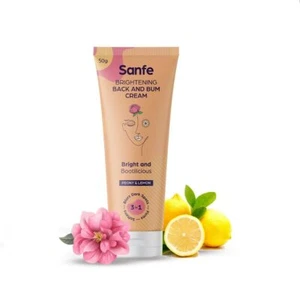 Sanfe Brightening Back and Bum Cream 50g - for uneven, dark and patchy bum - Picture 1 of 7