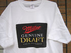 new (XL) MILLER GENUINE DRAFT lite Milwaukee brewery  Beer T Shirt  Tee white