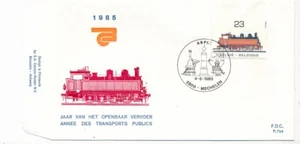 D163575 Belgium FDC P.754 Year of Public Transport Train Mechelen - Picture 1 of 1