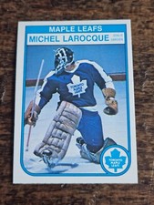 1982-83 O-PEE-CHEE NHL HOCKEY #324 MICHEL LAROCQUE TORONTO MAPLE LEAFS