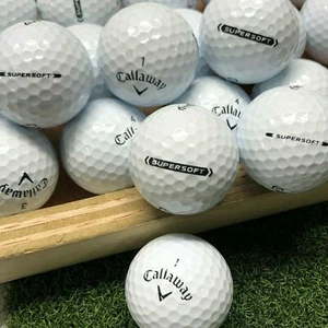 50 Callaway Supersoft Used White Golf Balls 5A Condition (AAAAA) - Picture 1 of 4