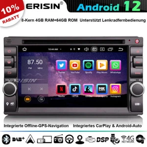 64GB Android 14 Doppel Din Autoradio GPS Navi Für Nissan DSP CarPlay DVD BT 5.0 - Bild 1 von 22