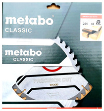 Metabo Kreissägeblatt Sägeblatt Classic Tisch Kappsäge 254 x30 mm 48 Zähne HW/CT