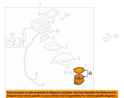 Motor soplador HVAC usado se adapta a: Mazda 626 2002 grado A Foto 1 de 3