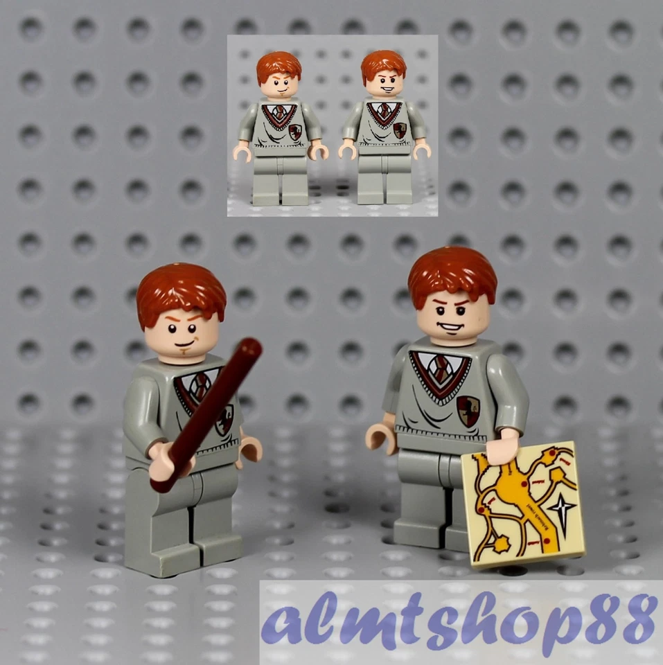 Fred & George Weasley Minifigure Combo - Gryffindor  Harry Potter 10217 75978 - Image 1 of 1