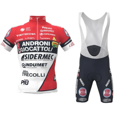 Conjunto de camisetas y culotes cortos con tirantes para equipo de ciclismo para hombre Camiseta para bicicleta Culotte con tirantes Ciclismo BIBS Foto 1 de 4