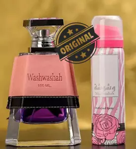 WASHWASHAH LATTAFA perfume spray 100ml + deodorant EDP women perfume musk rose🥇 - Picture 1 of 6