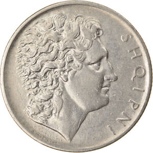 [#902626] Coin, Albania, Lek, 1930, Rome, EF, Nickel, KM:5