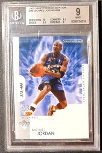 MICHAEL JORDAN 2002-03 Upper Deck Ovation /499 BGS 9 - Picture 1 of 3